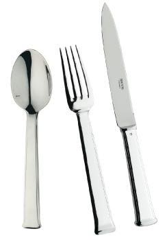 Serving or salad serving spoon in stainless steel - Ercuis